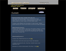 Tablet Screenshot of alexanderpiela.com